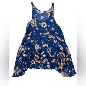 Free People Floral Mini slip Dress